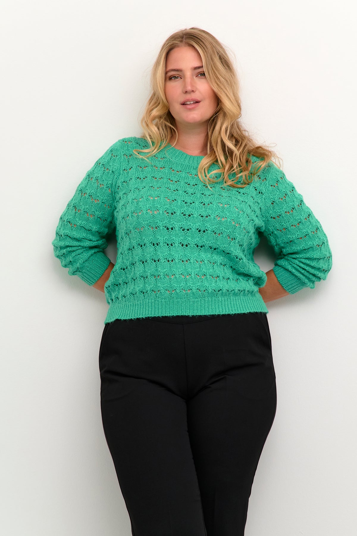 Kaffe Curve Helena Knit in Green