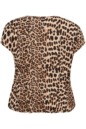 Kaffe Curve Stanley Blouse Leopard