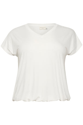 Kaffe Curve Jena Tee in White