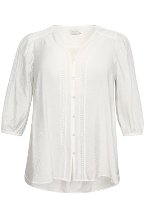 Kaffe Curve Cronja White Blouse