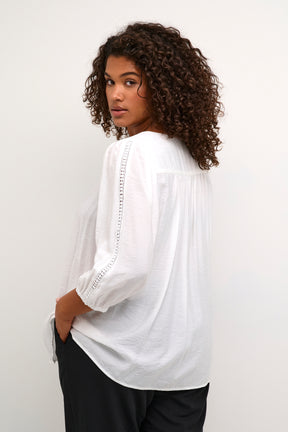 Kaffe Curve Cronja White Blouse