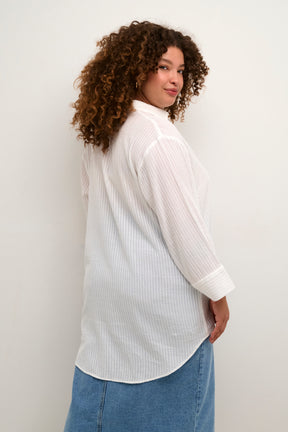 Kaffe Curve Alana Shirt in Cream
