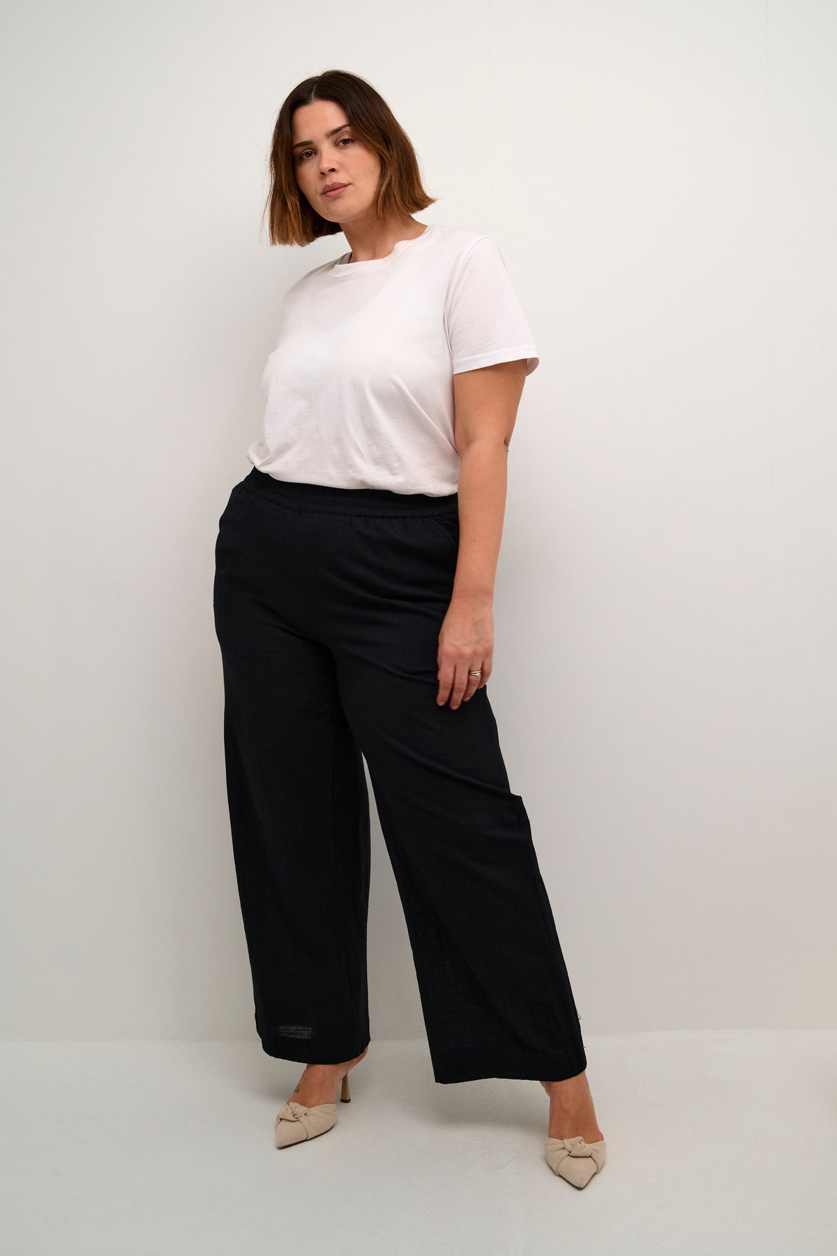 Kaffe Curve Paula Pants in Black