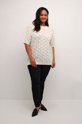 Kaffe Curve Nalene Knit in White