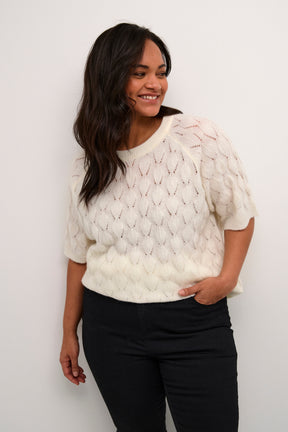 Kaffe Curve Nalene Knit in White