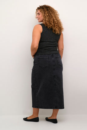 Kaffe Curve Celia Tank Top in Black