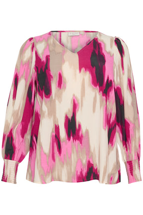 Kaffe Curve Alona Blouse in Pink