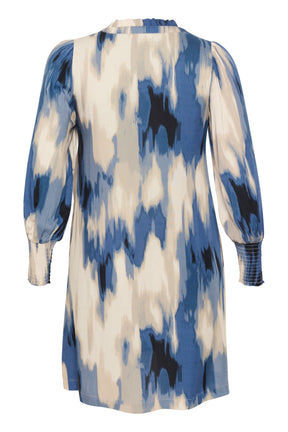 Kaffe Curve Bella Dress in Blue