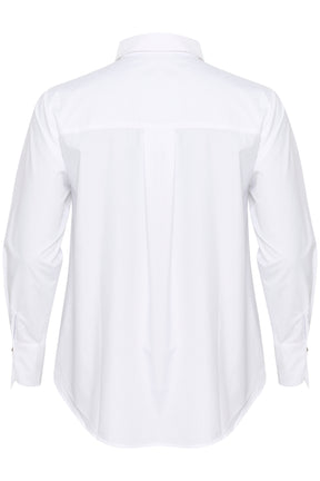 Kaffe Curve Elna White Shirt with Pocket