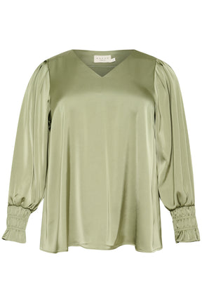 Kaffe Curve Hilla Blouse in Green