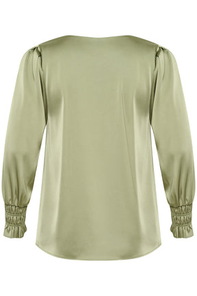 Kaffe Curve Hilla Blouse in Green