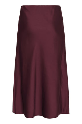 Kaffe Curve Hilla Skirt in Wine