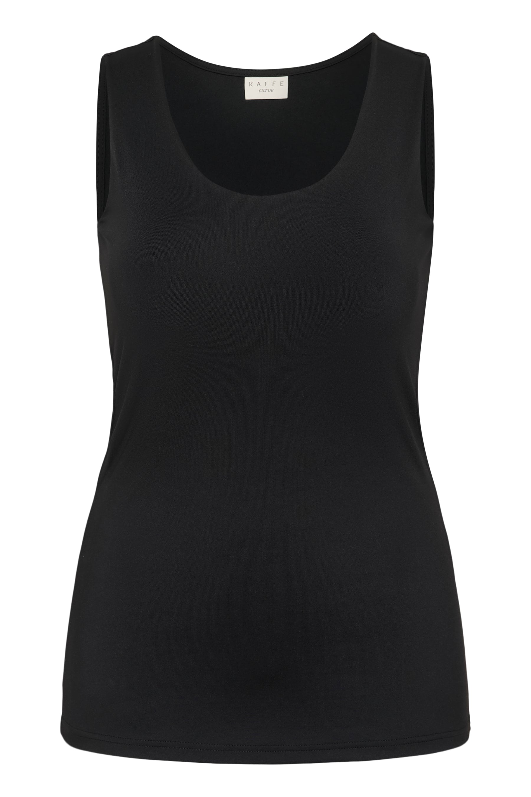 Kaffe Curve Erina Vest Top in Black