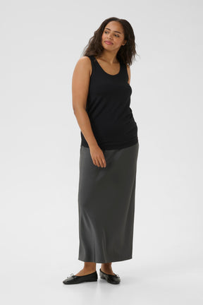 Kaffe Curve Erina Vest Top in Black