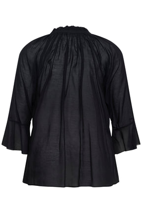 Kaffe Curve Flori Blouse in Black