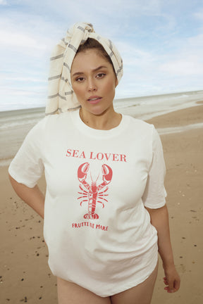 Kaffe Curve Alana T-Shirt in White