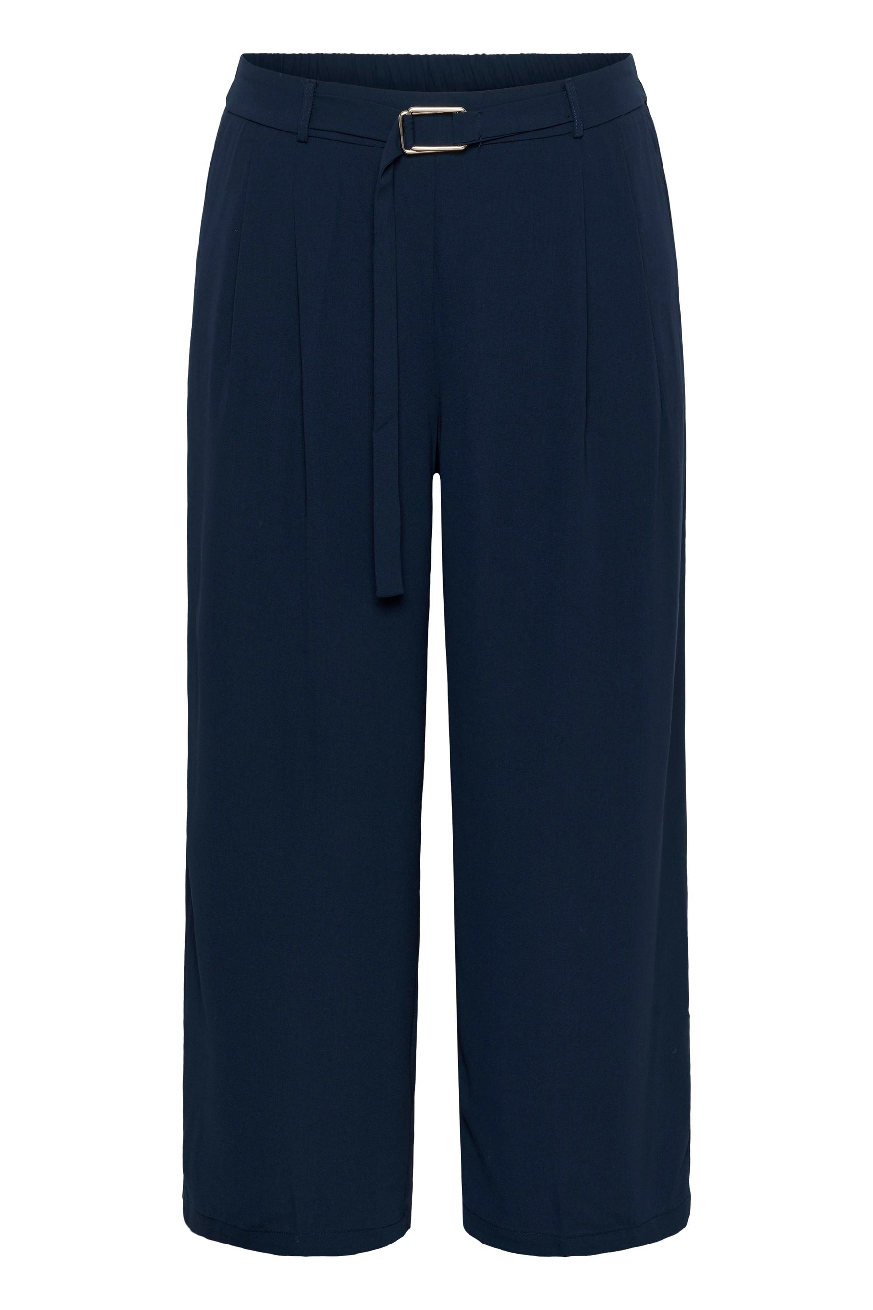 Kaffe Curve Ilia Trousers in Navy