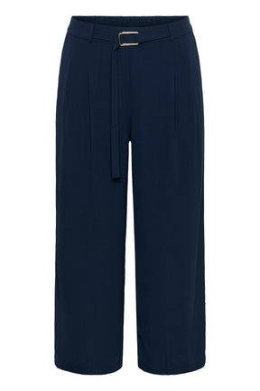 Kaffe Curve Ilia Trousers in Navy