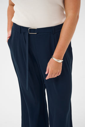 Kaffe Curve Ilia Trousers in Navy