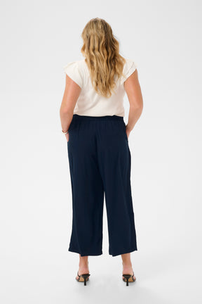 Kaffe Curve Ilia Trousers in Navy