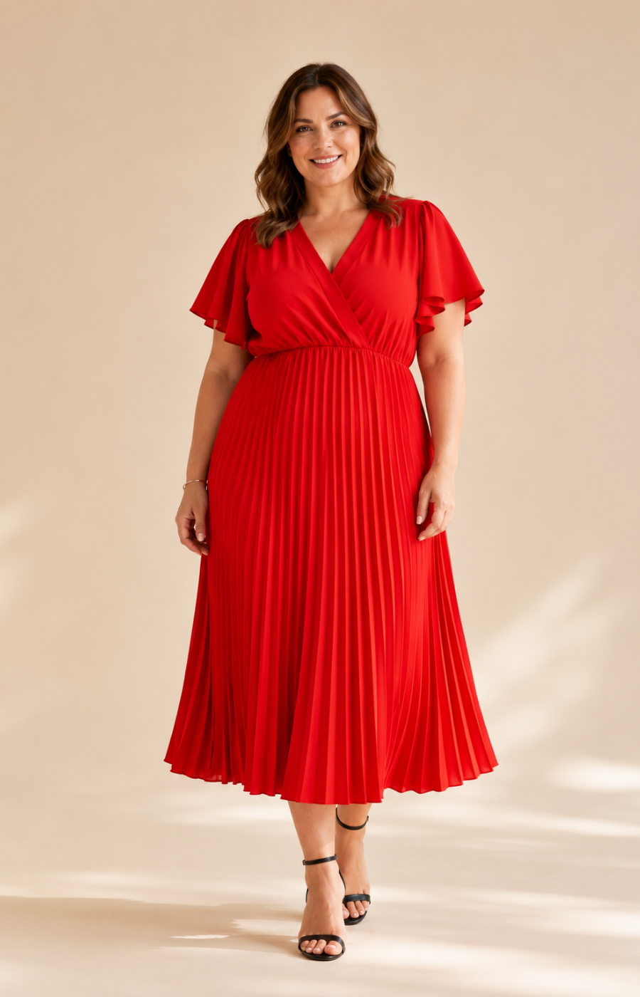 Daphne Dress in Red