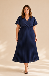 Daphne Dress in Navy