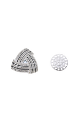 Ruby Magnetic Brooch in Silver