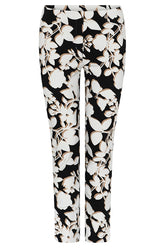 Robell Rose Trousers in Graphic Floral