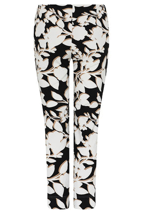 Robell Rose Trousers in Graphic Floral