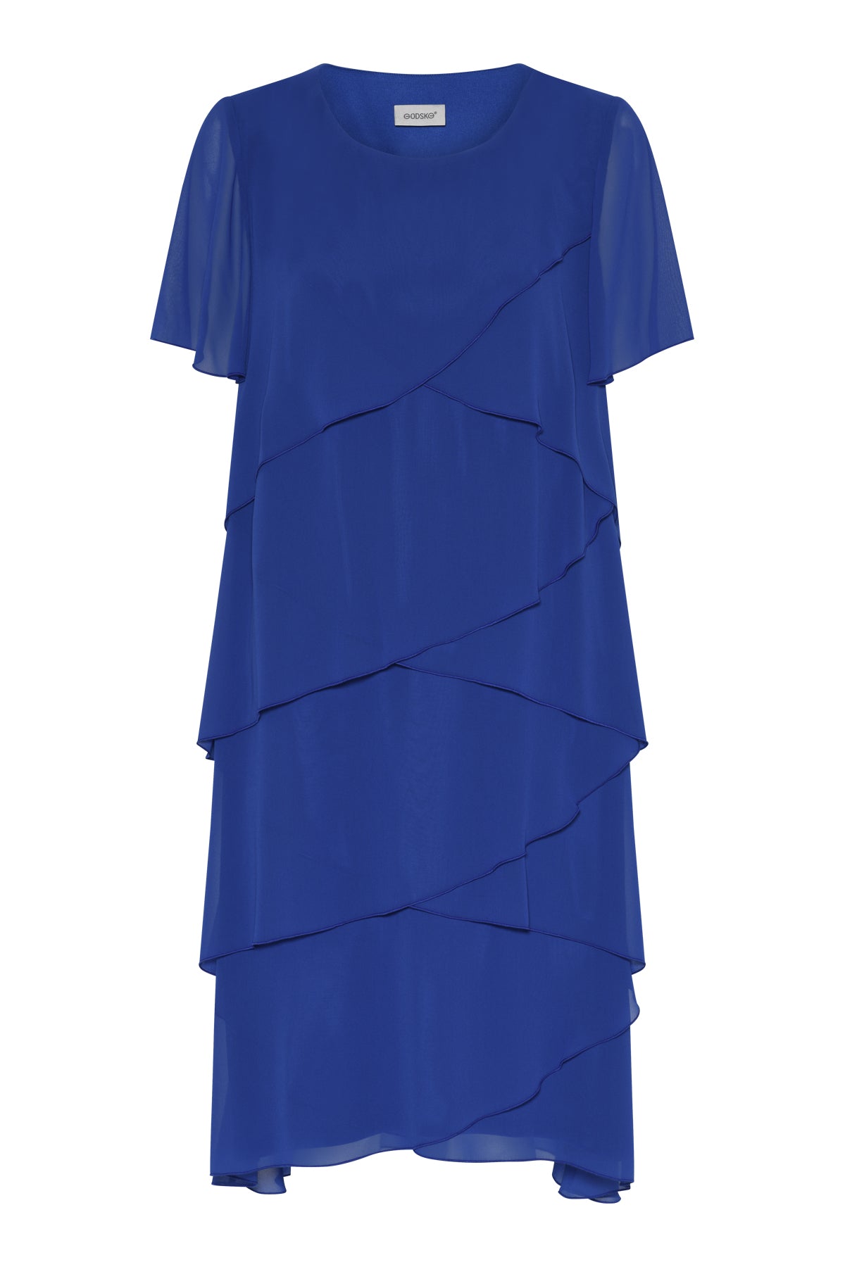 Godske Dress Tiered Layers in Blue