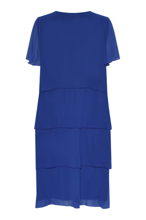 Godske Dress Tiered Layers in Blue