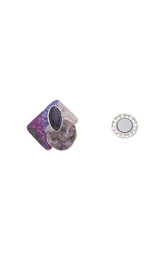 Hazel Magnetic Brooch in Purple