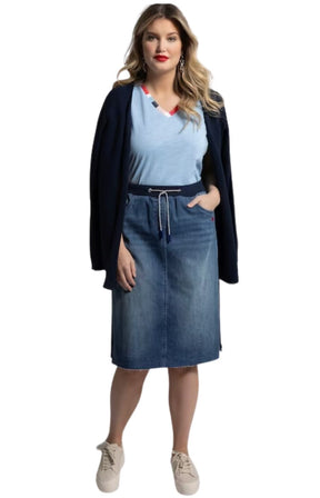 Ulla Popken Denim Skirt