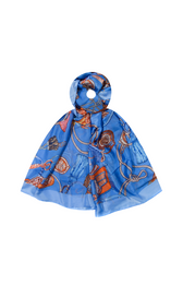Amara Scarf in Blue