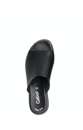 Gabor Slip on Sandal in Black