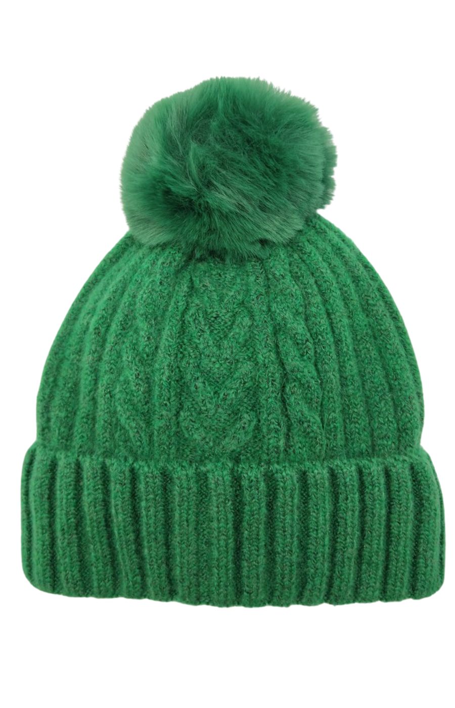 PomPom Hat in Green