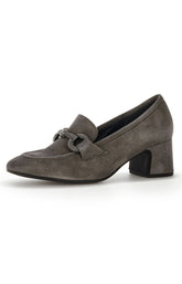 Gabor Court Chain Heel in Grey