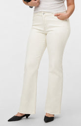 Vero Moda Curve Sheila Kick Flare Jean in White