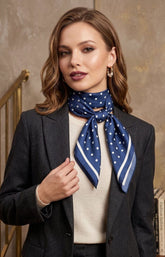 Iris Scarf in Navy
