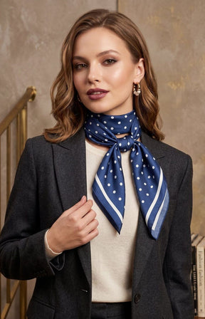 Iris Scarf in Navy