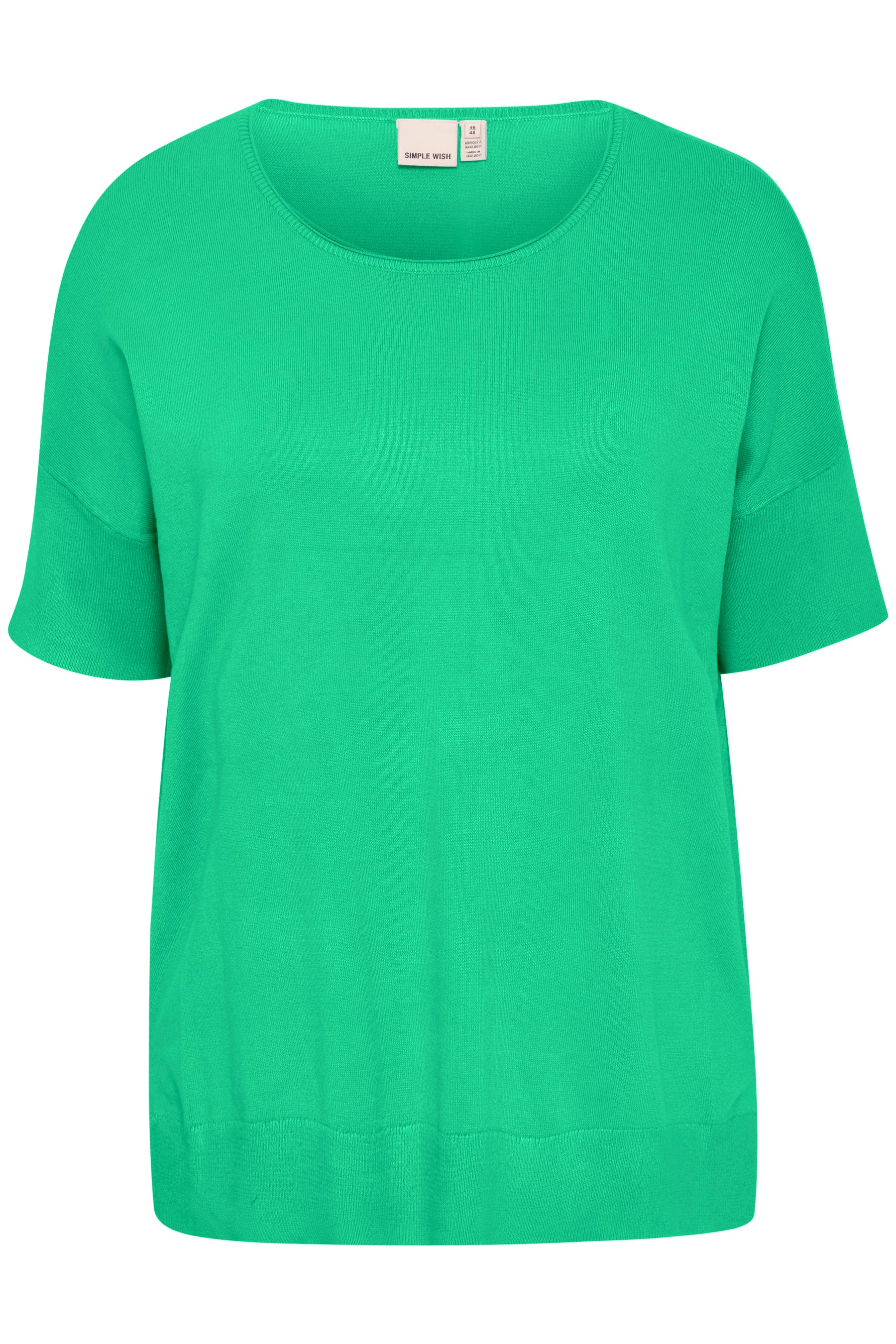 Simple Wish Clia Knitted Top in Green