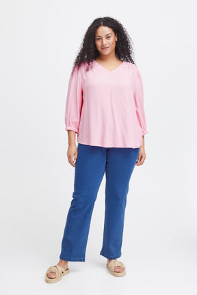 Simple Wish Oline Blouse in Pink