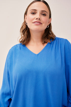 Simple Wish Oline Blouse in Blue