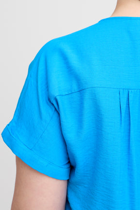 Simple Wish Hot Blouse in Blue