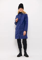 Frandsen Lined Raincoat in Royal Blue