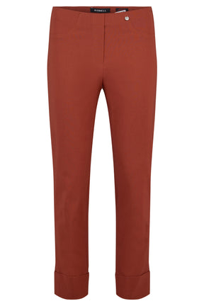 Robell 7/8ths Trousers in Rust