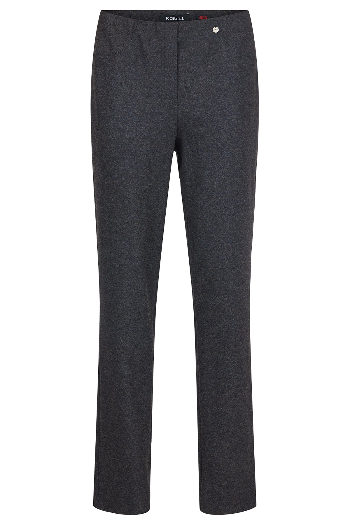 Robell Bella Trousers in Charcoal