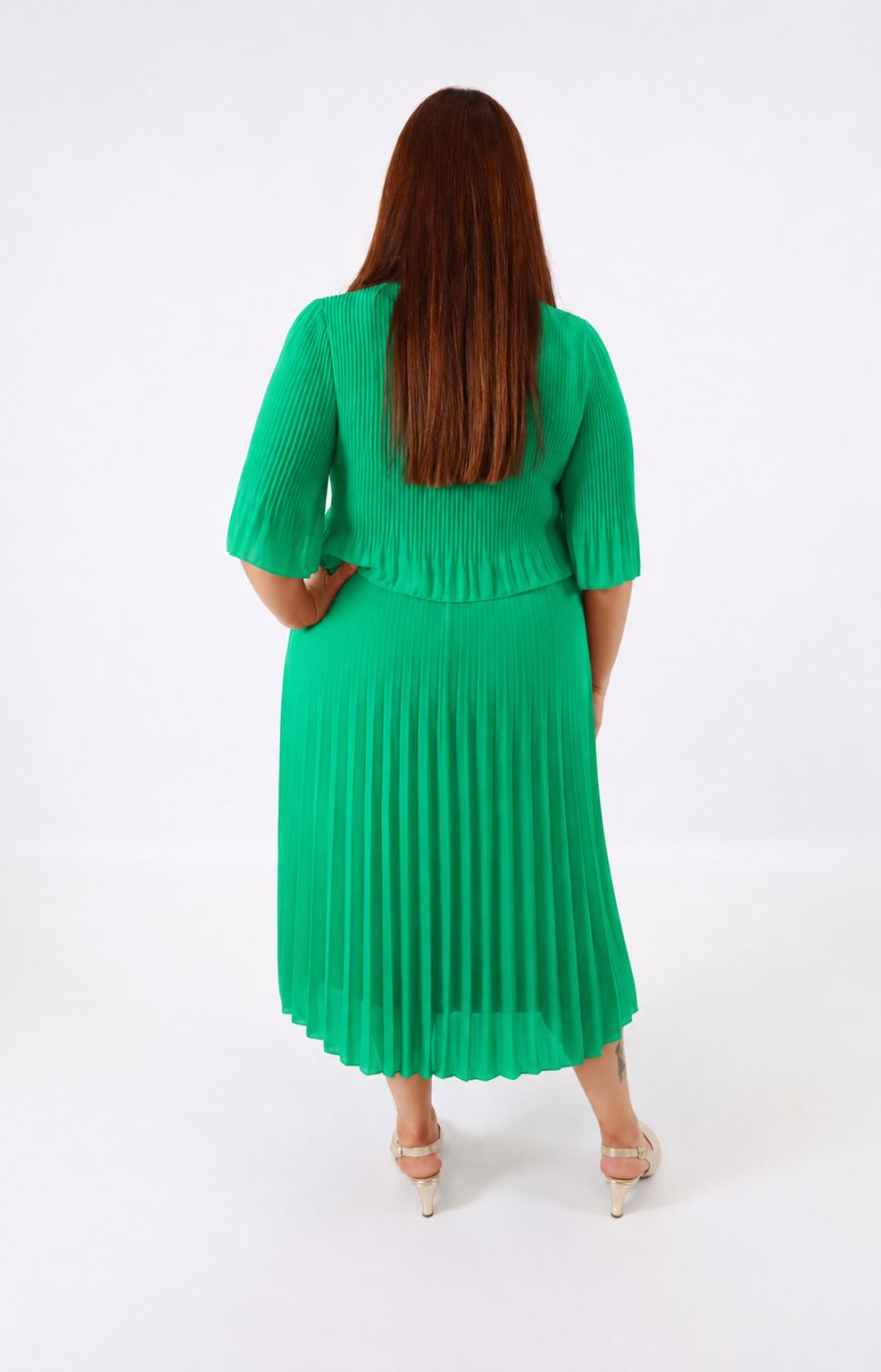 Elsie Dress in Green