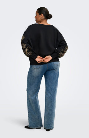 Only Carmakoma Deborah Sweater in Black