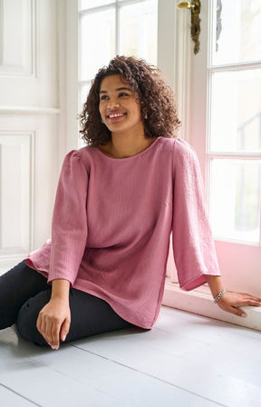 Kaffe Curve Membe Blouse in Pink